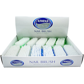 White Plastic Nail Brush