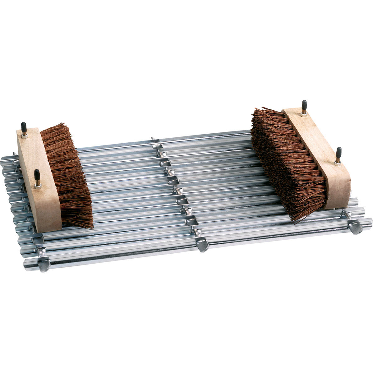 Metal Boot Scraper Mat with Two Wooden Brushes Not Branded Boot