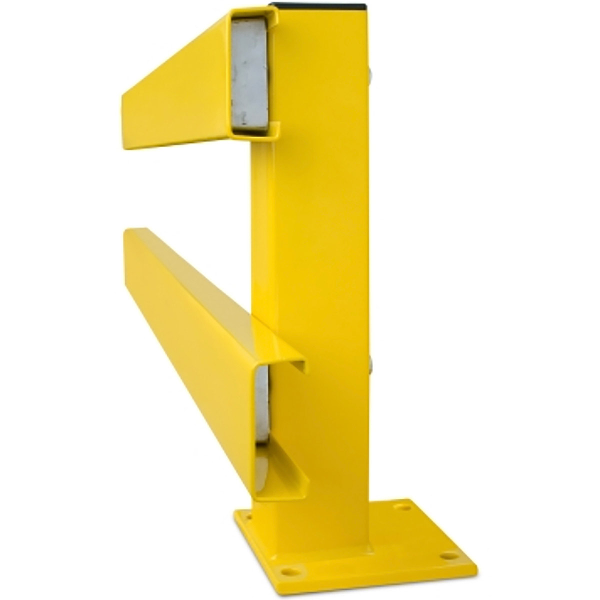 BLACK BULL Impact Guard Rail Indoor Support Post | Traffic-Line | Guard ...