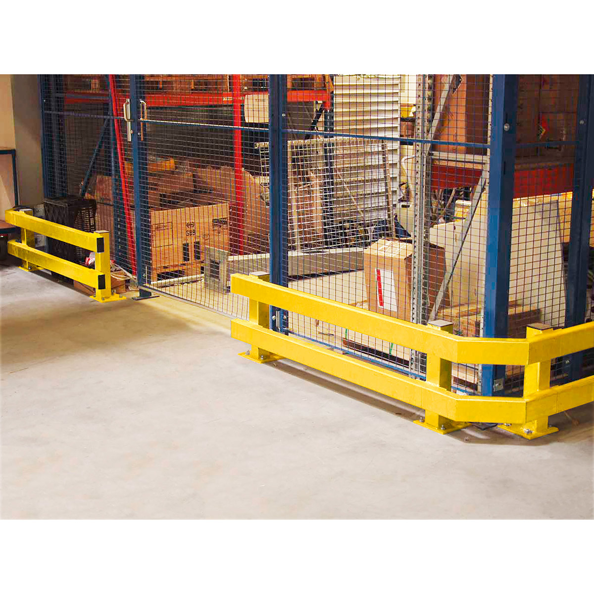 BLACK BULL Impact Guard Rail 1m Outdoor Lateral Rail Traffic Line 