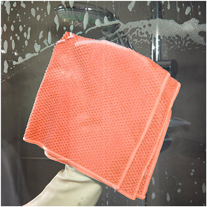 Spontex MF Pro Red Recycled Microfibre Cloths (Pack of 5)