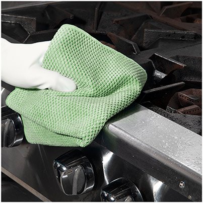 Spontex MF Pro Green Recycled Microfibre Cloths (Pack of 5)