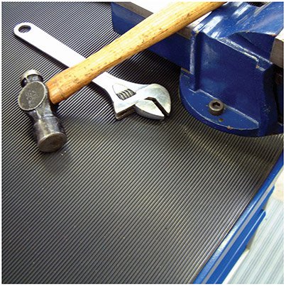 COBArib Black Rubber Mat 1.2m x 6mm x 10m