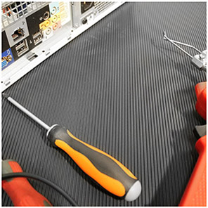 COBAswitch Black 11000V Electrical Safety Mat 90cm x 10m