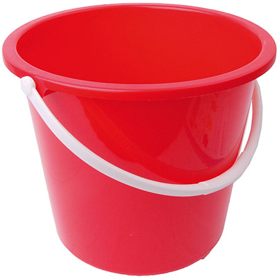 Robert Scott Red 10L Plastic Bucket