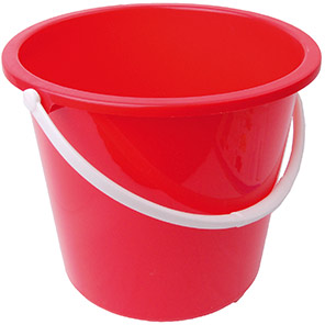Robert Scott Red 10L Plastic Bucket