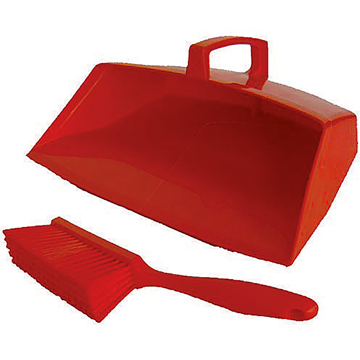 Vikan Red Hooded Dustpan and Brush Set Vikan Dustpan and Brush Sets