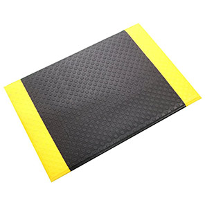 COBA Orthomat Dot Black/Yellow Anti-Fatigue Safety Mat 90cm x 1.5m