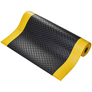 COBA Orthomat Dot Black/Yellow Anti-Fatigue Safety Mat 90cm x per Metre