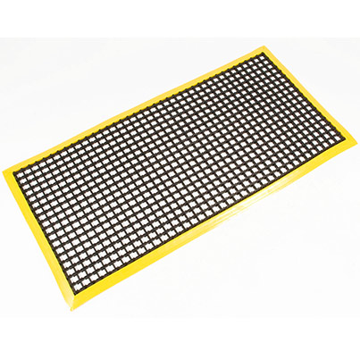 COBAmat Workstation Standard Black/Yellow Workplace Safety Mat 60cm x 1.2m