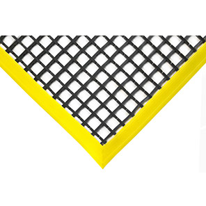 COBAmat Workstation Standard Black/Yellow Workplace Safety Mat 60cm x 1.2m