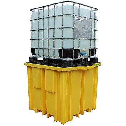 Ecotek Single Four-Way-Entry IBC Spill Pallet