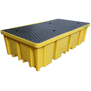 Ecotek Double Four-Way-Entry IBC Spill Pallet