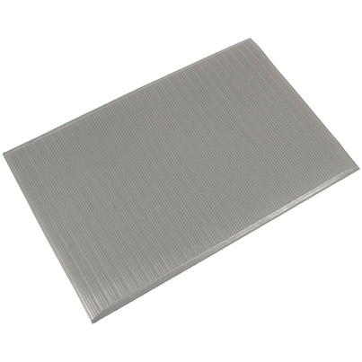 COBA Orthomat Ribbed Grey Anti-Fatigue Mat 60cm x 90cm