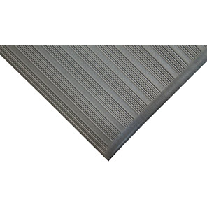 COBA Orthomat Ribbed Grey Anti-Fatigue Mat 60cm x 90cm