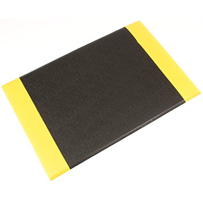 COBA Orthomat Standard Black/Yellow Anti-Fatigue Safety Mat 90cm x 60cm