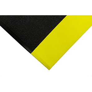COBA Orthomat Standard Black/Yellow Anti-Fatigue Safety Mat 90cm x 1.5m