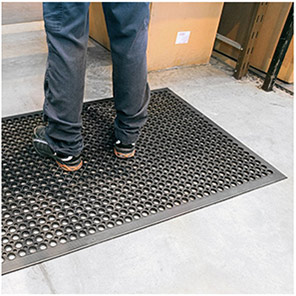 COBA High-Duty Black Anti-Fatigue Mat 90cm x 1.5m