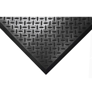 COBA Comfort-Lok Black Anti-Fatigue Mat 70cm x 80cm