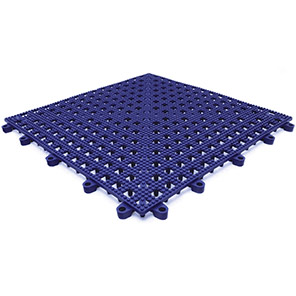 COBA Flexi-Deck Blue Mat Tile 30cm x 30cm (Pack of Nine)
