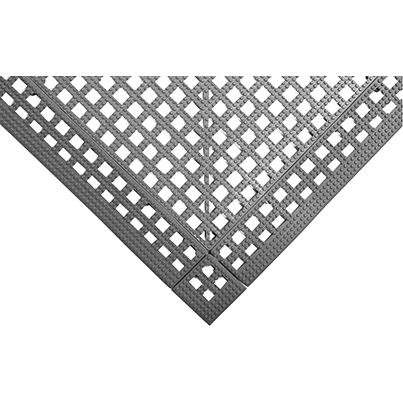 COBA Flexi-Deck Grey Mat Tile 30cm x 30cm (Pack of Nine)