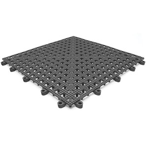 COBA Flexi-Deck Grey Mat Tile 30cm x 30cm (Pack of Nine)