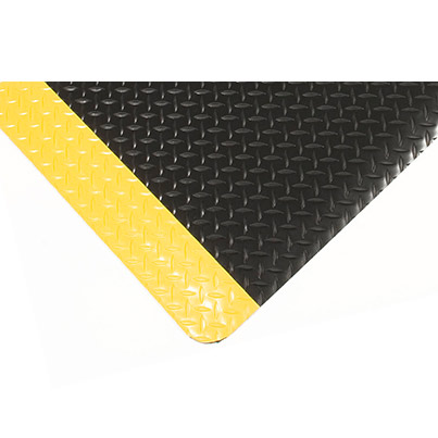 COBA Deckplate Black/Yellow Anti-Fatigue Safety Mat 60cm x 90cm