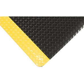 COBA Deckplate Black/Yellow Anti-Fatigue Safety Mat 90cm x 18.3m