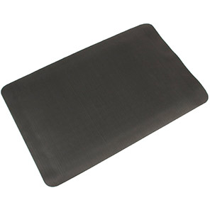 COBA Fluted Black Anti-Fatigue Mat 90cm x 1.5m