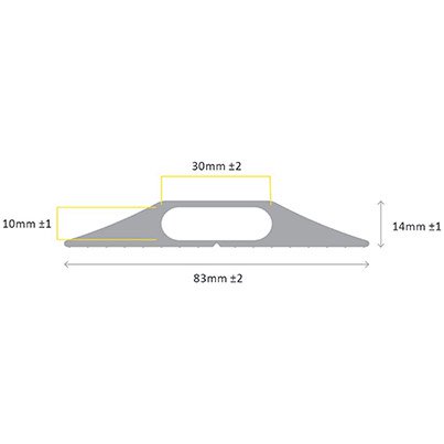 COBA CablePro GP2 Black 3m Cable Protector