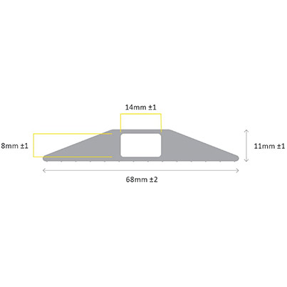 COBA CablePro GP1 Black 3m Cable Protector