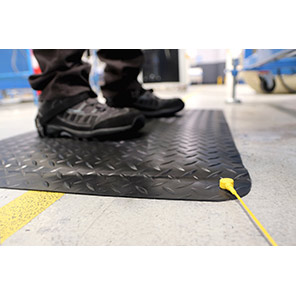 COBA Deckplate Black ESD Anti-Fatigue Mat 60cm x 90cm