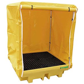 Ecotek Four-Drum Covered Spill Pallet