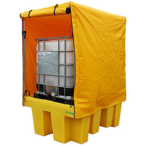 Ecotek Covered Single-IBC Spill Pallet