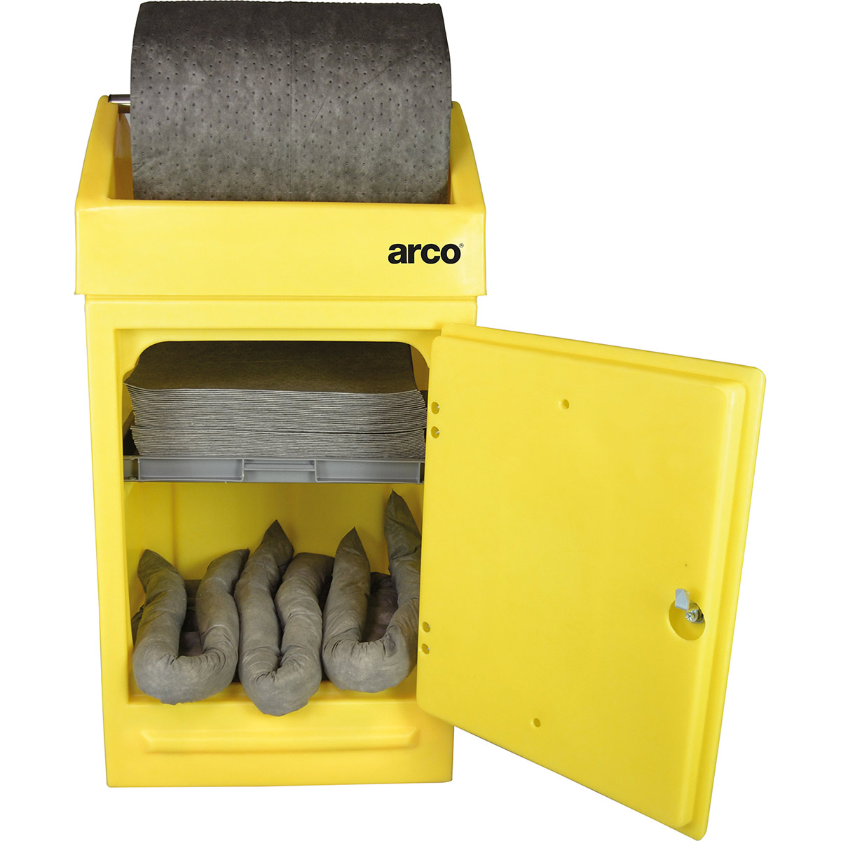 Arco Plastic Spill Kit Storage Station with Maintenance Absorbents