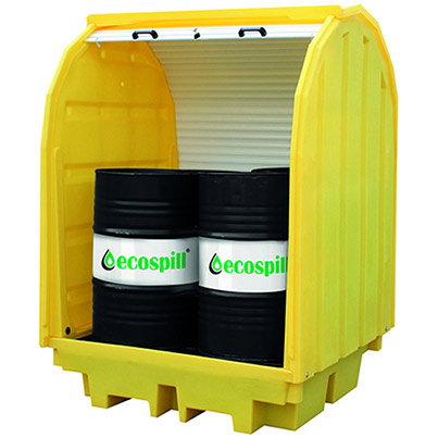 Ecotek Four-Drum All-Weather Spill Pallet