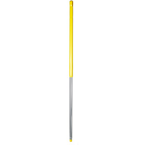 Hillbrush Hygiene ALH27 Yellow-Sleeve 1.3m Aluminium Handle