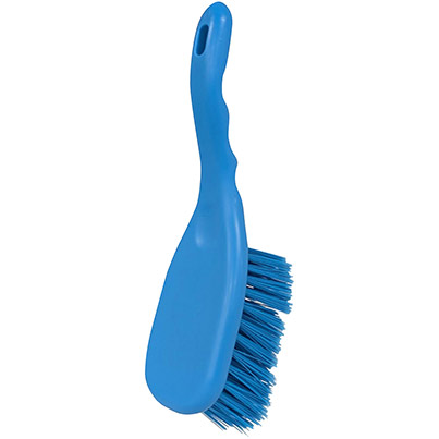 Hillbrush Hygiene Professional Blue Stiff Hand Brush