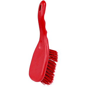 Hillbrush Hygiene Professional Red Stiff Hand Brush