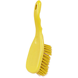 Hillbrush Hygiene Professional Yellow Stiff Hand Brush