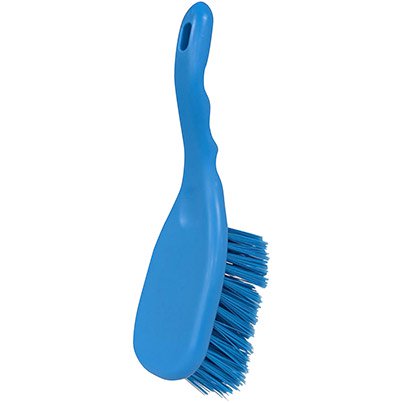 Hillbrush Blue Resin-Set Stiff/Medium Short-Handled Utility Brush