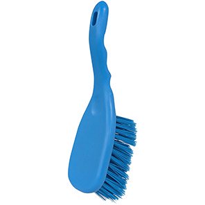 Hillbrush Blue Soft/Medium Resin-Set DRS Short-Handled Utility Brush