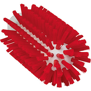 Vikan Red Stiff Pipe Cleaning Brush Head