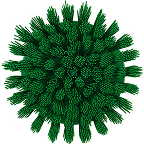 Vikan HyDrive Green Stiff 90mm Round Brush