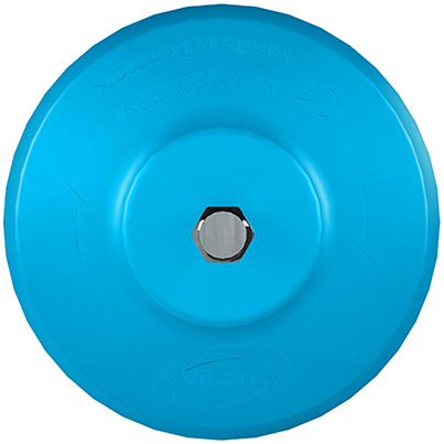 Vikan HyDrive Blue Stiff 90mm Round Brush