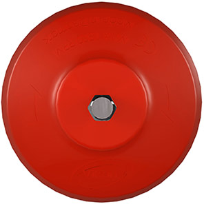 Vikan HyDrive Red Stiff 90mm Round Brush
