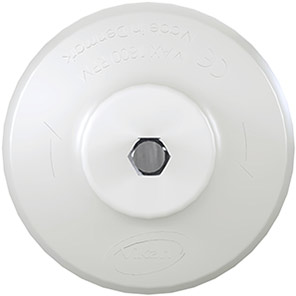 Vikan HyDrive White Stiff 90mm Round Brush