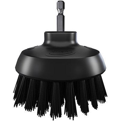 Vikan HyDrive Black Stiff 90mm Round Brush