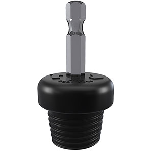 2x Vikan HyDrive Adapter 20mm 55 mm Blk