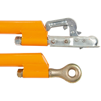 Peacock Gladiator Ball-Hitch Salt Spreader